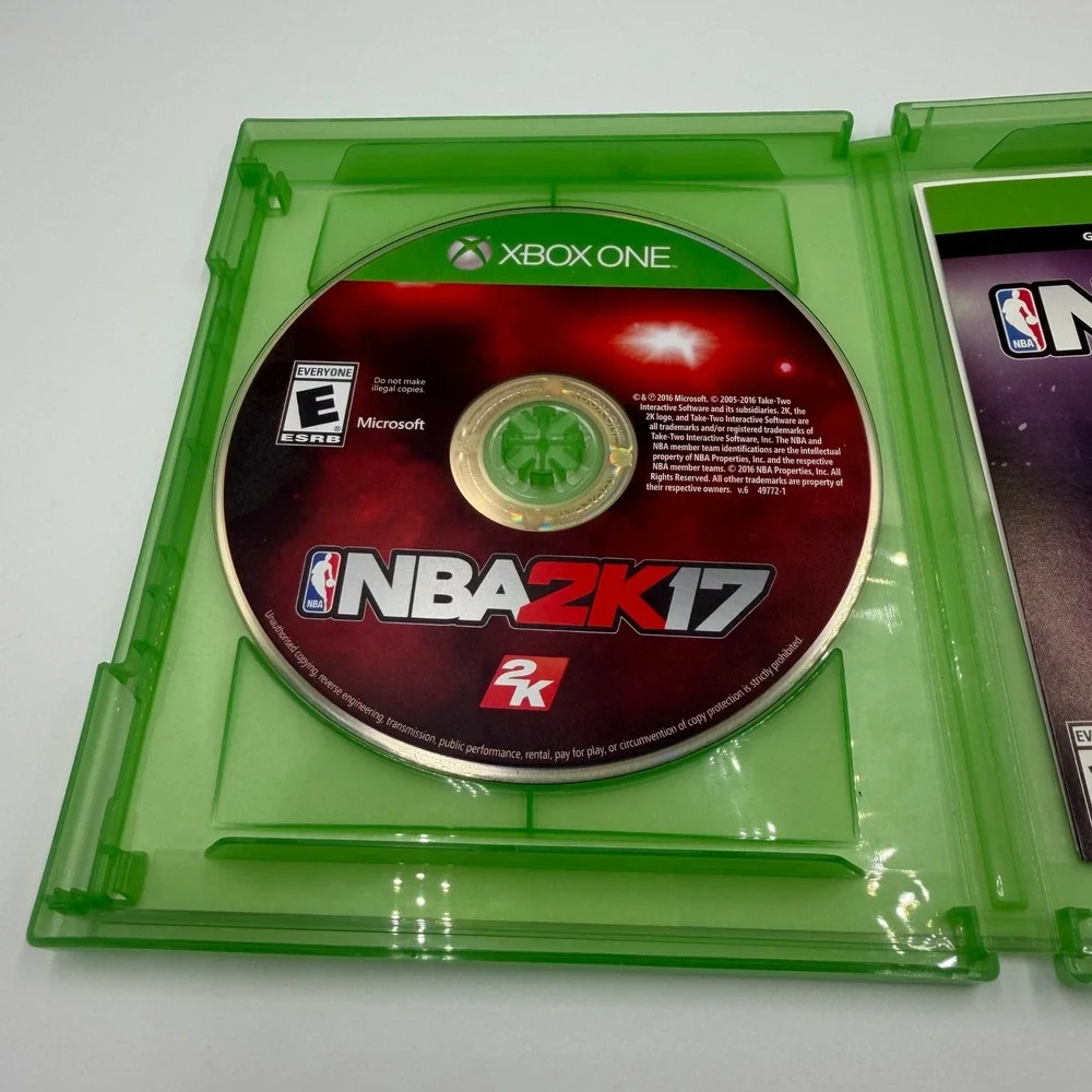 NBA 2K17 Legend Edition Kobe Bryant Xbox One Microsoft 2016 Sports Game Disc